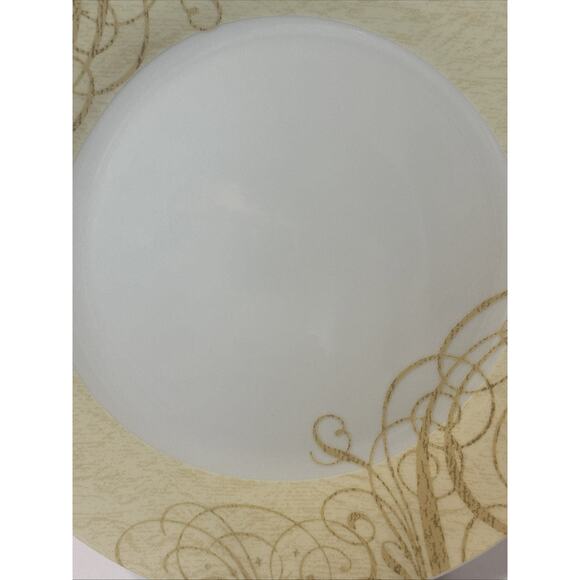 Noble Excellence 12 Days of Christmas Dinner Plates Gold Scroll Set of 4 - Picture 9 of 13